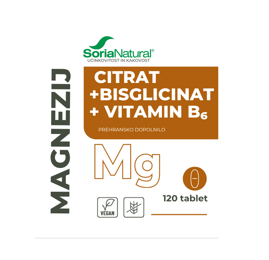 Magnezij bisglicinat in citrat tablete