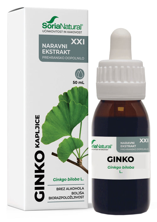 Ginko XXI kapljice Soria Natural